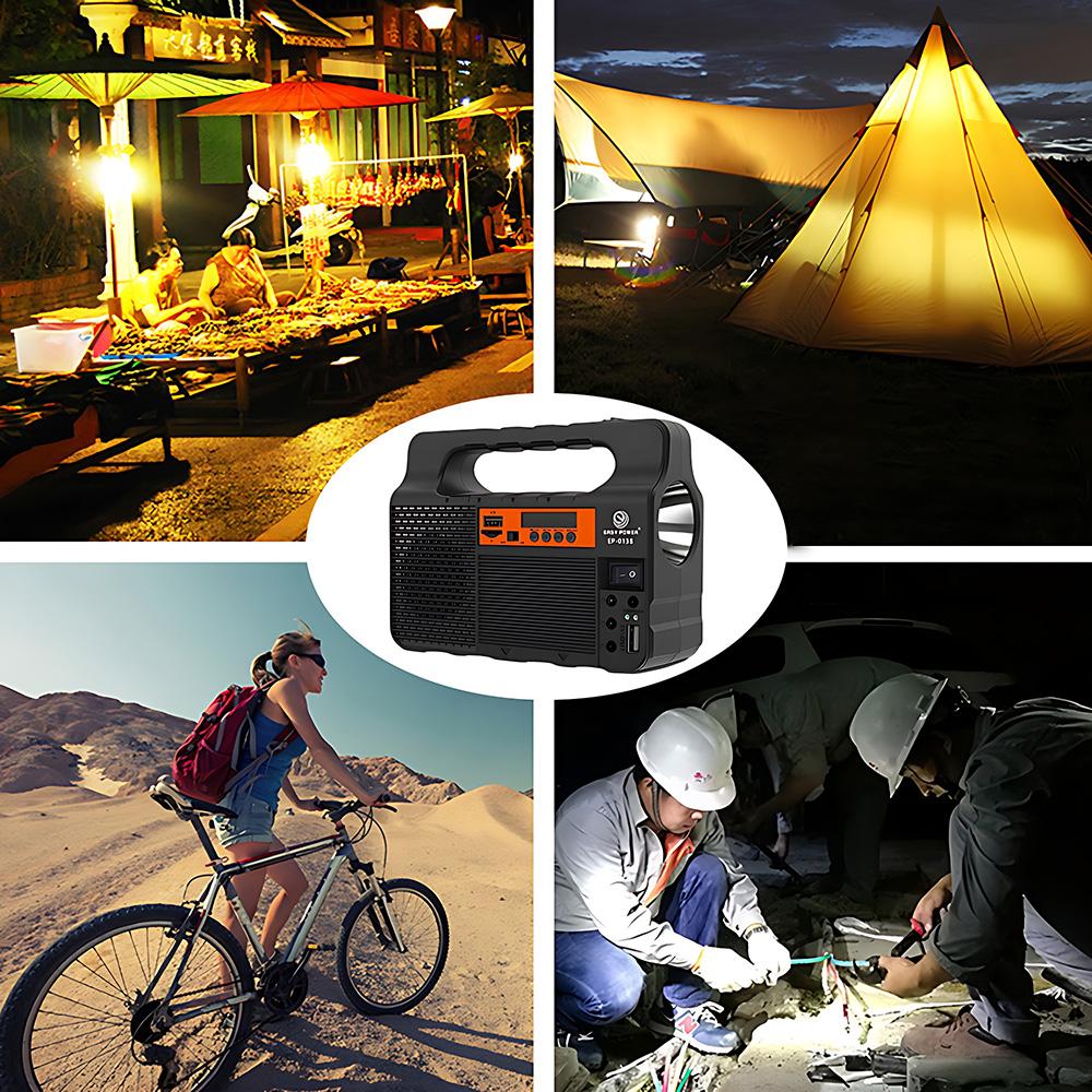 Light Outdoor 1 Solar Searchlight Energy Storage Power Generation System Led Light Panel Portable Power Supply Outdoor Camping