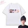 Love and Deepspace Four Main Boys Printed Tshirt Romance Otome Game Fashion Streetwear Tshirt Woman Cartoon Cotton Shortsleev