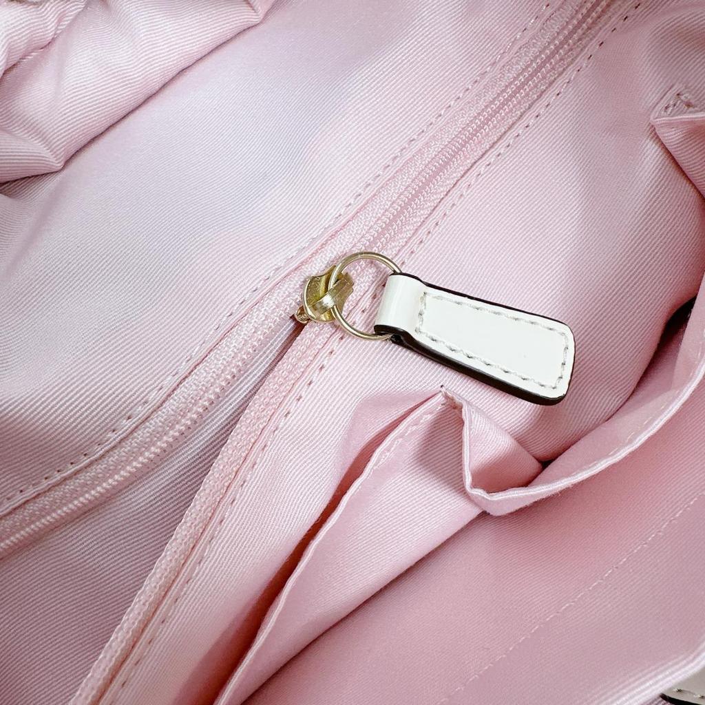 COACH 2WAY bag Mothers Handbag canvas beige Women A1381-F21865 Used