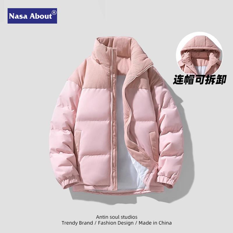 

Вельветовая пуховая хлопковая одежда мужская зима 2025 утолщенная хлопковая куртка американского трендового бренда теплая одежда-пуховик XXXL