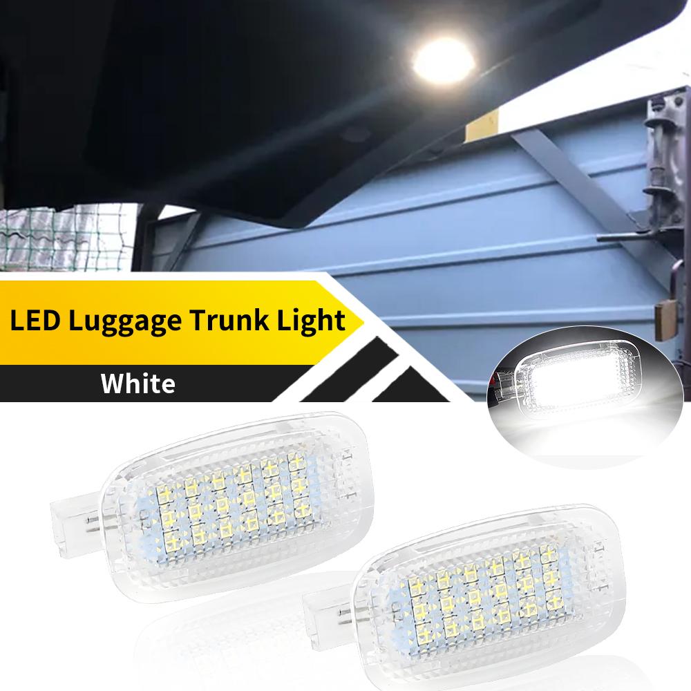 2pcs 6000K LED Luggage Compartment Interior Light Trunk Lamps for Benz W204 C-class Sedan/Estate Footwell Light (one pair)