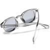 Bliss Leather Clear Gray x Light Smoke Wellington for Men and Large Thick Plastic Cell Sunglasses, Style, Full-Rim, Women, Non-Prescription, Colored,