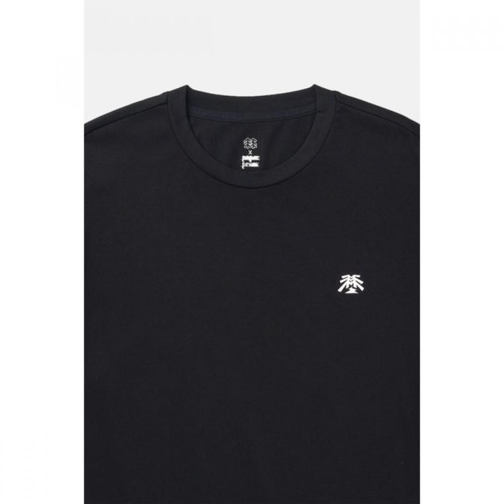 Kolon SporT Unisex Graphic ShorT Sleeve T shirT jwTcm25831blk