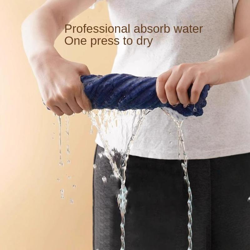 Hair Drying Towel Strong Absorbent Quick Drying Hair Cap Microfiber Hair Towel Dry Hair Cap