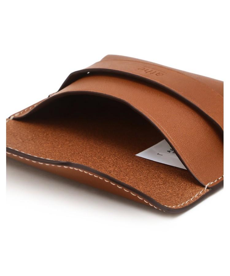 Athe Vanessabruno [Selle] Brown Vegetable Leather Flap Card Holder Aaho5E576W2