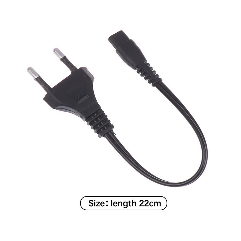 

1Pc EU Plug Double Hole Charging Cable 220V 110V Direct Charging Torch Light Charger Power Cord Flashlight Accessories чёрный