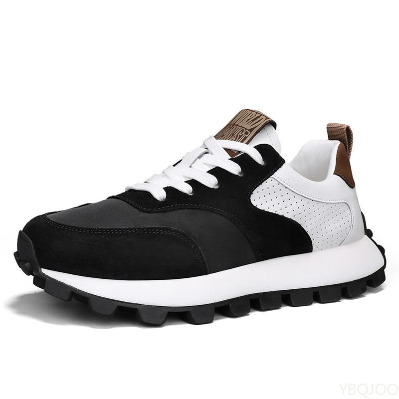 Autumn winter new casual sports running thick soled men's shoes anti slip wear-resistant trendy simple comfortable men's shoes