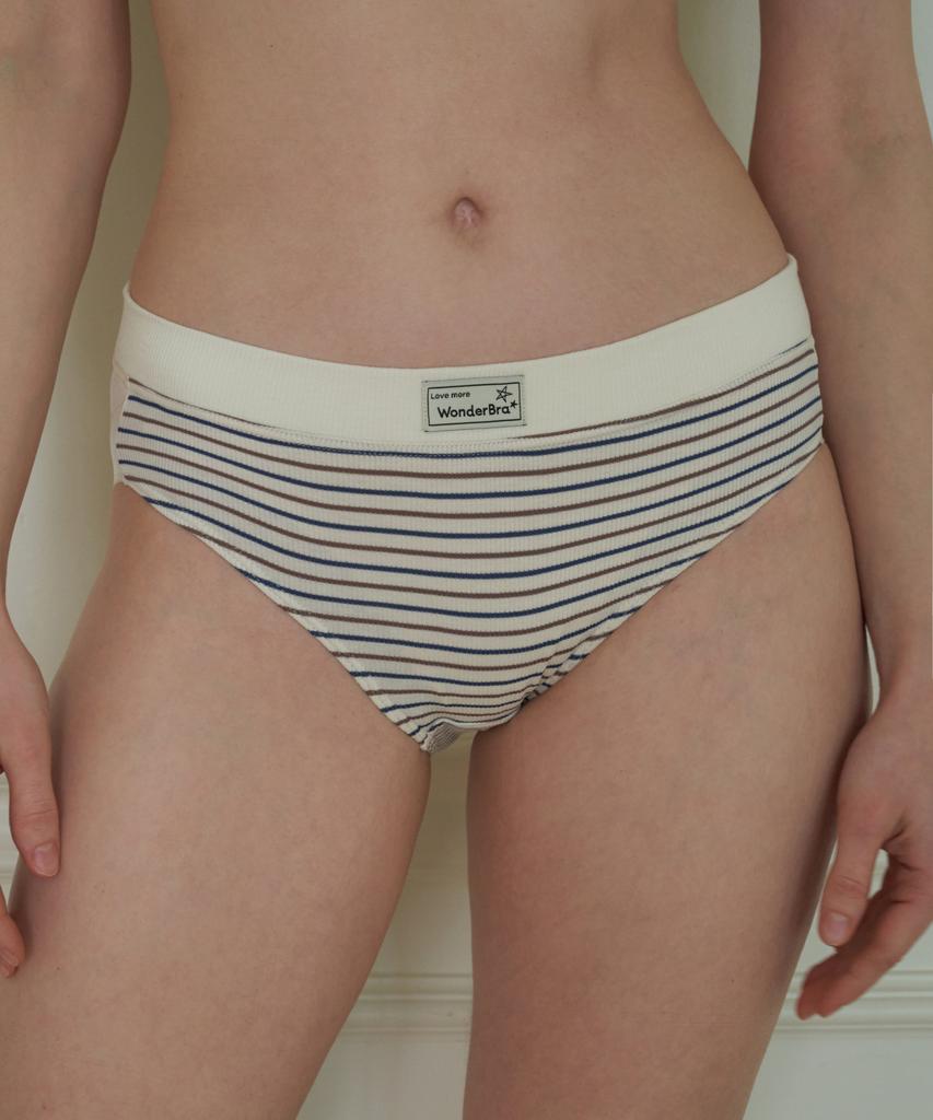 Wondeobeula Mono Stripe Panties (2 Colors)