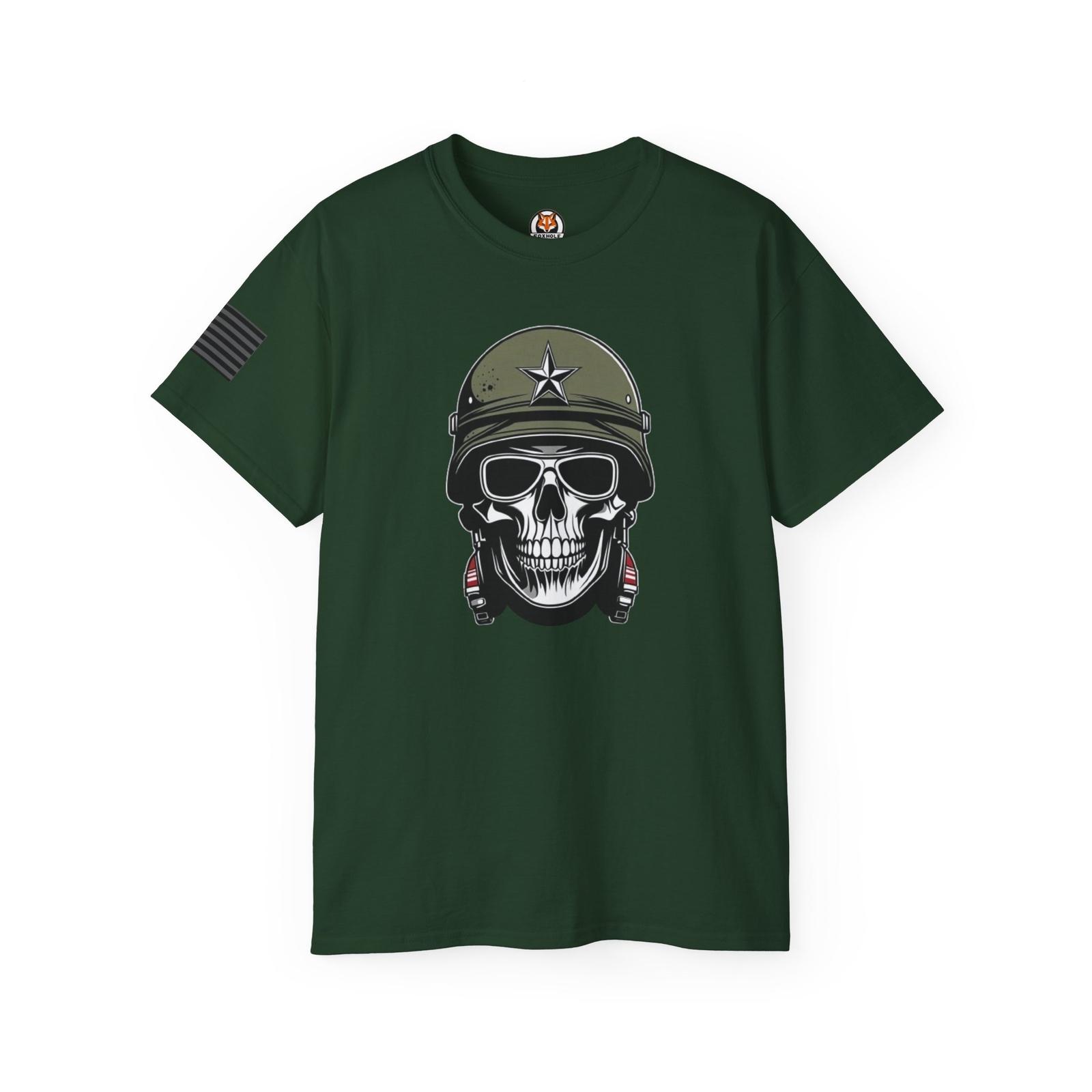 Battle Ready Skull Cotton Tee S
