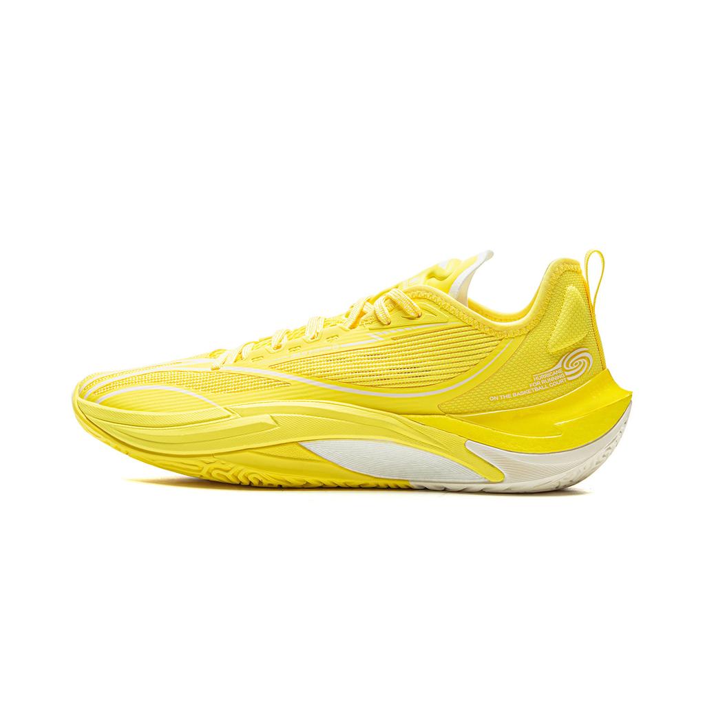 New LiNing Cushioning, Slip Resistant, Abrasion Resistant, Rebound Grip Low Top Basketball Shoes Men's Lustrous Yellow ABAU083-14