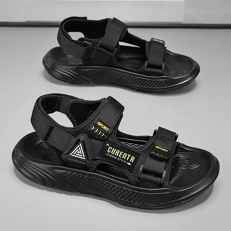 Značka Classic Pánské Sandály Léto Pravá Kůže Sandály Pánské Venkovní Ležérní Lehké Sandály Módní Pánské Tenisky Velikost 38-46