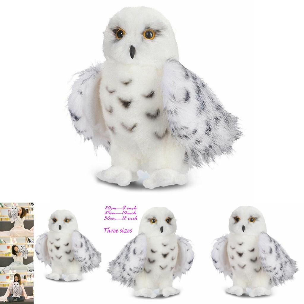 Adorable Wizard Snowy Owl Plush Toy Soft Stuffed Doll For Kids Christmas Gift