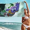 Popular Game Peak Microfiber Microfiber Printed Beach Towel Mountain Climbing Yoga Beach Swimming Running Absorbent Soft Towel