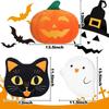 Super Soft Ghost Shaped Pillow PP Cotton Filling Waist Pillow Cute Black Cat Pillow