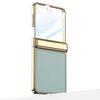 Samsung Z Flip7 Mobile Phone Case Magnetic Folding Hinge Case Film Integrated Electroplating PC Leather Protection Case