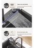 Large Single Bowl Kitchen Sink: 304 Stainless Steel Digital Display with Nano Honeycomb & Waterfall Features