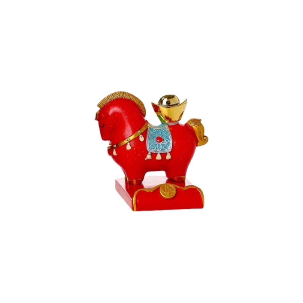 Year of The Horse 2026 Horse Year Figurines Mobile Phone Stand  Home Party Decor