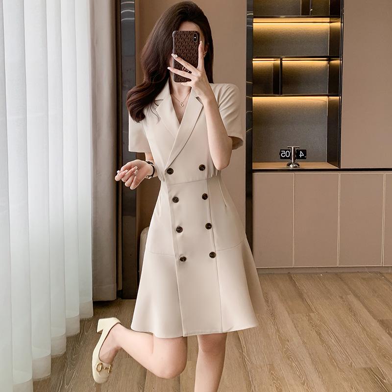 2025 Spring/Summer Petite Professional Women's Suit Dress: Elegant Workwear Skirt