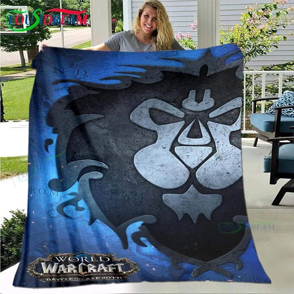 Luxury Game World W-Warcraft Blanket,Flannel Throw Blanket for Home Bedroom Bed Sofa Picnic Office Hiking Leisure Nap