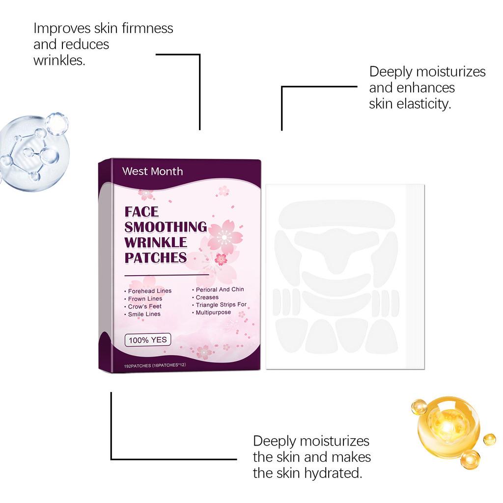 West Month Facial Care Patches Firming Nourishing Skin Tightening Massage Sheets Set