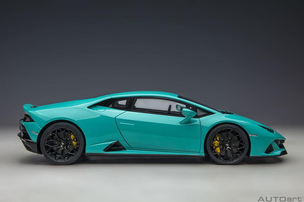 AUTOart Měřítko Lamborghini Huracan EVO Tyrkysová Modrá Hotový Produkt 1/18