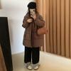Waist down jacket women's medium length 2024 winter fashion hooded thin warm white duck down small jacket tide