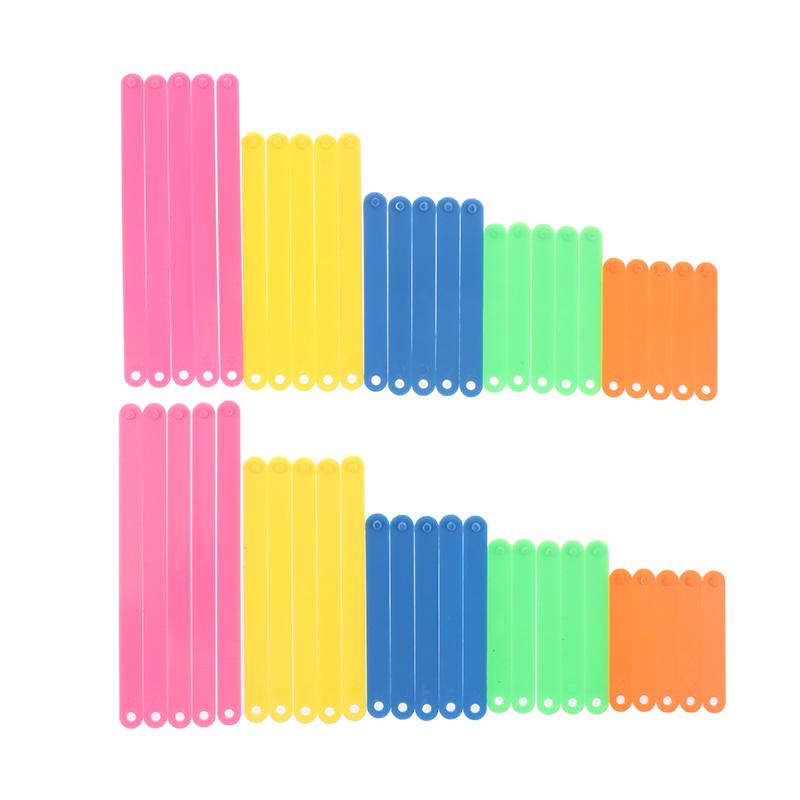 10/20/50 Stück Bunte ineinandergreifende Polygonstäbe Polygone Winkel Lernstäbe Montessori Mathe Lernspielzeug Kleinkind Geschenke