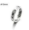 Vintage Starry Sky Gem & Diamond Carved Ring Set - 11 Pieces
