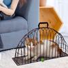 Cat Cage Anti-Scratch Grooming Cage for Cats Mesh Metal Tool for Pet Washing Grooming Travel Car Ride Home Puppy Indoor Kitten