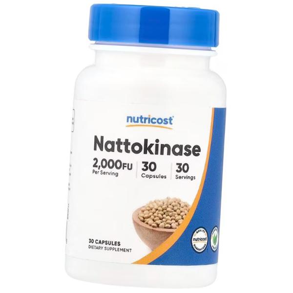 

Наттокиназа в капсулах, Nattokinase 2000, Nutricost (72647045) 30caps