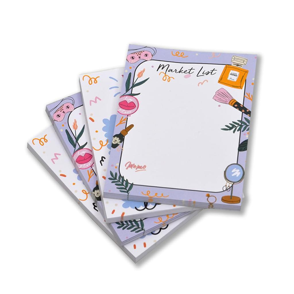 COI to Do List Notepad - 50 Undated Tear-Off Sheets - Check List Organizer, Reminders, to-do List Planner Set of 4