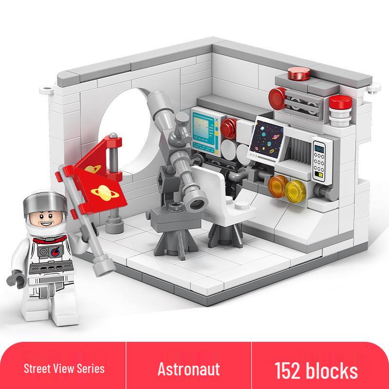 Lele Brothers Compatible Building Blocks: Educational Interlocking House Model for Kids