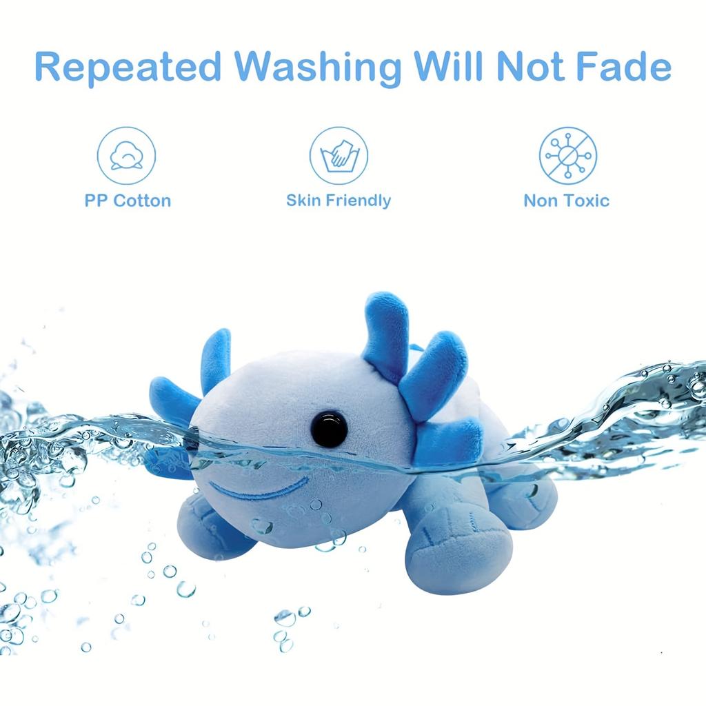 25cm Cute Axolotl Plush Toys Soft Kawaii Axolotl Plushies Dolls Stuffed Animals Plush Pillow For Birthday Kids Gifts Home Decor