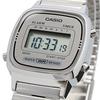 CASIO wristwatch womens digital design LA670WA-7 silver gray overseas model
