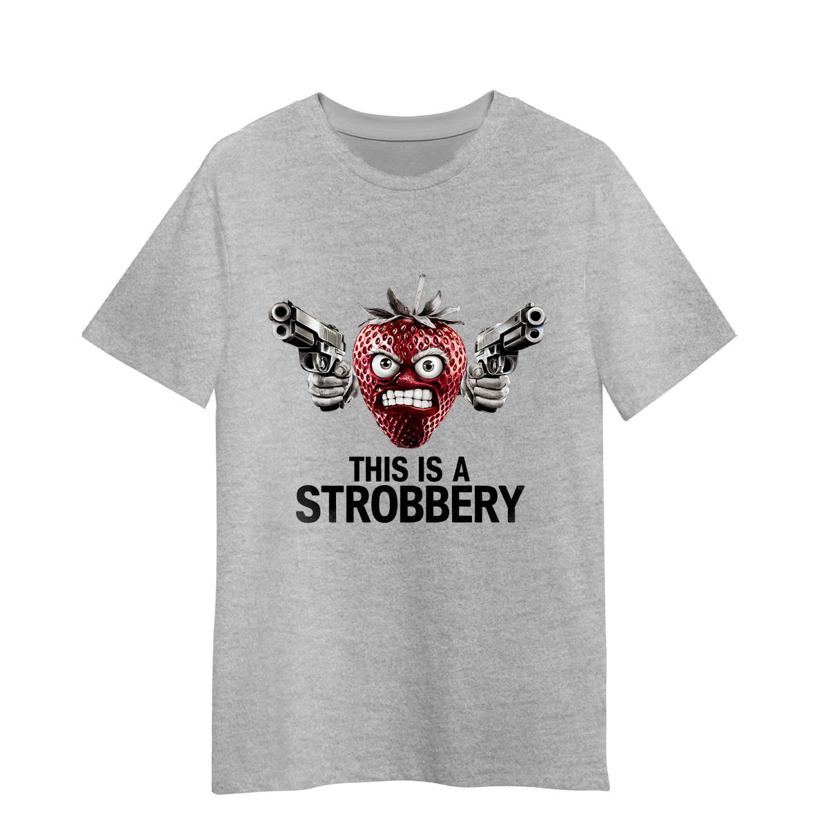 Funny Robbery Parody T Shirts Short Sleeves Tops S серый