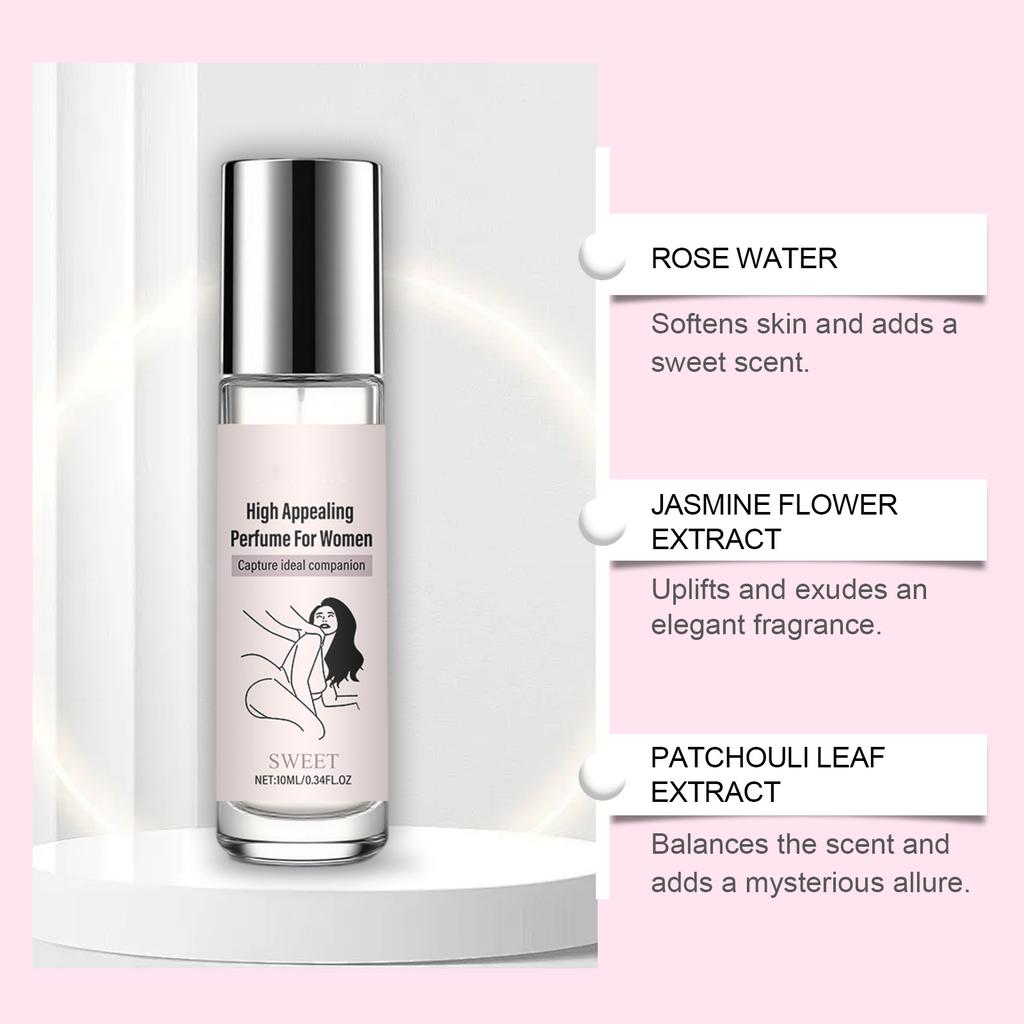 Perfume For Women, Perfumes To Attract Men, Perfume Roll-on Oil, Unique Scent,easy To Carry, Unleash Your Alluring Charm(10ml)