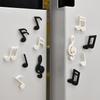 6-delat set med musikalnoter kylskåpsmagneter Kreativa musikalnoter kylskåpsmagneter Foton Kommentarer Klistermärken Heminredning