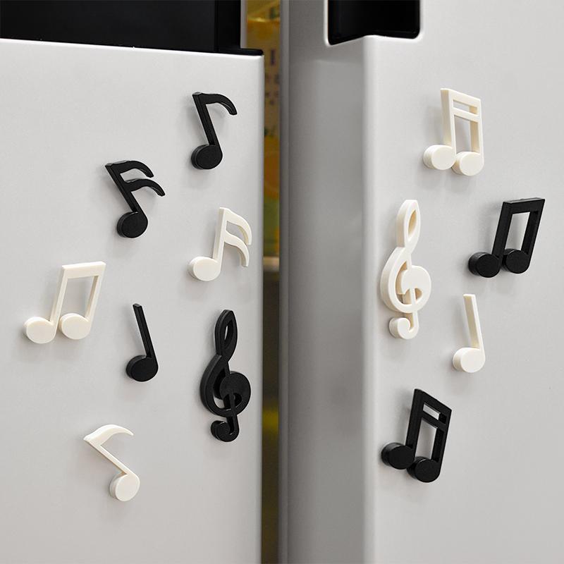 6-Piece Set Of Music Note Refrigerator Magnets Creative Music Note Refrigerator Magnets Photos Comments Stickers Home Decoration