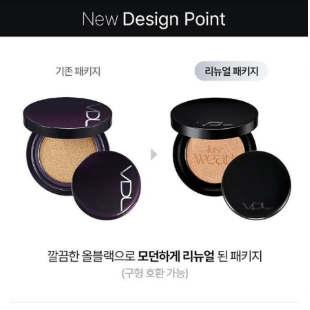 VDL Cover Stain Perfecting Cushion SPF 35 PA++ – Cushion + Refill + Mini Primer Gift Set
