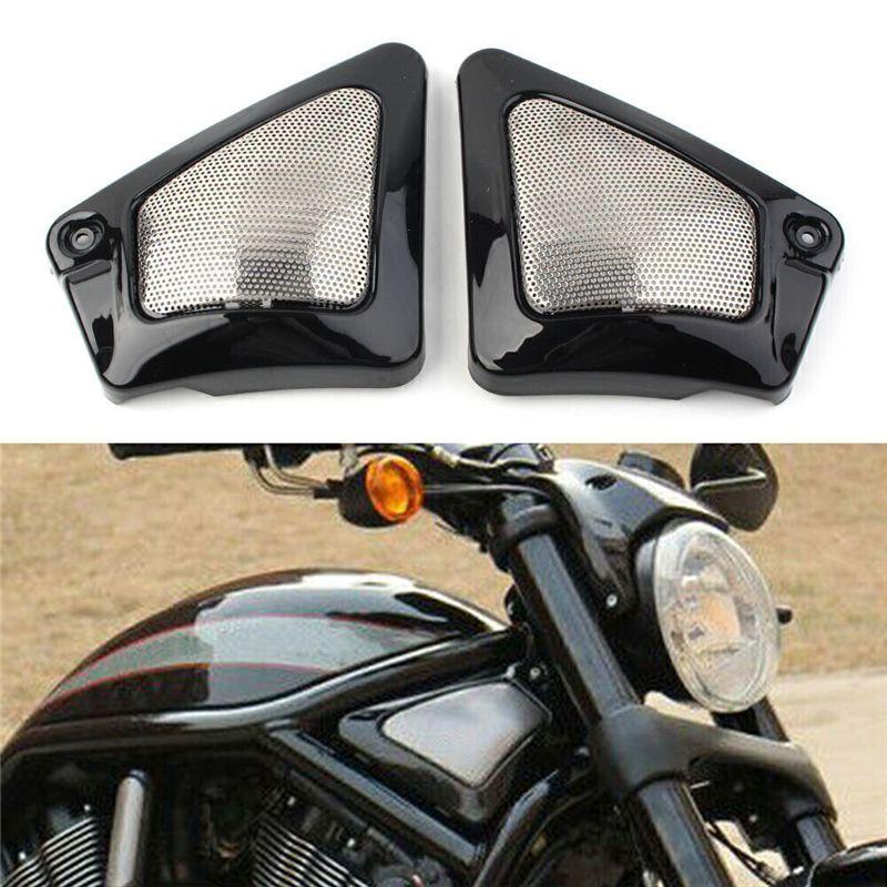 Powerful 1Pair L&R Front Airbox Frame Neck Side Cover For V-Rod VRSCD VRSCDX VRSCA 2002-2017