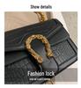 Women's 2024 Trendy Stone & Crocodile Pattern Dionysus Shoulder Crossbody Bag