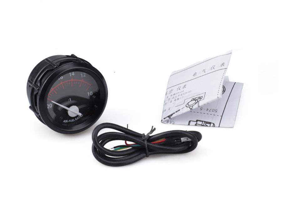 Universal Car 2" 52mm Auto Air Fuel Ratio Gauge 12V Racing Air Fuel Meter With L