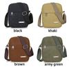 New Style Casual Canvas Men's Bag Shoulder Messenger Bag Small Backpack Handbags Outdoor Travel Mobile Phone Package Bags