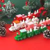 DIY Mini Christmas Tree Decorations Window Display Ornament adornos  Wooden Christmas Tree Desktop Ornament Christmas Supplies