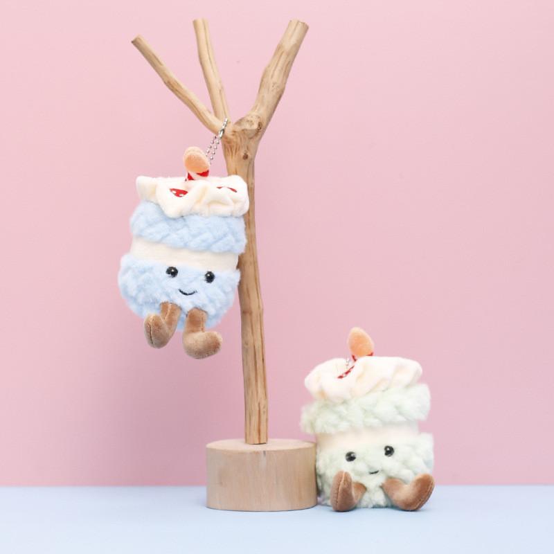 Lovely Cake Birthday Plush Toy In Multiple Color Great Children Gift Birthdays