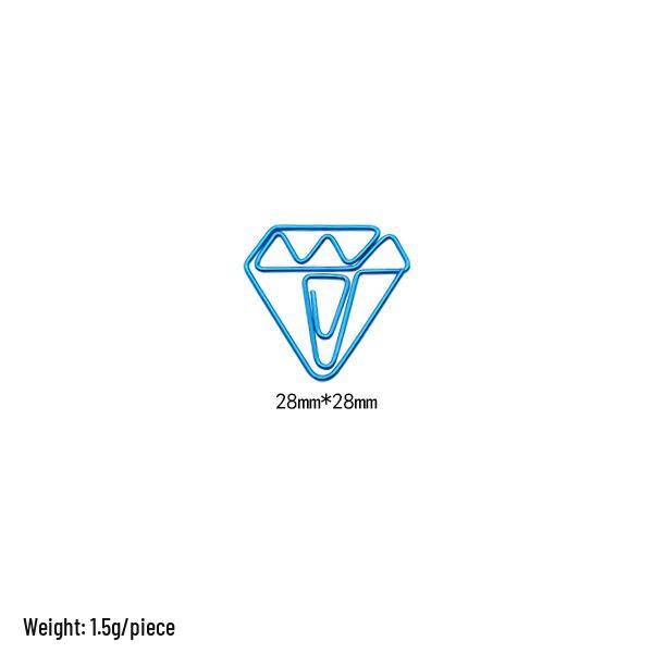 Electroplated Cartoon Insect & Plant Paper Clip Set for Organization