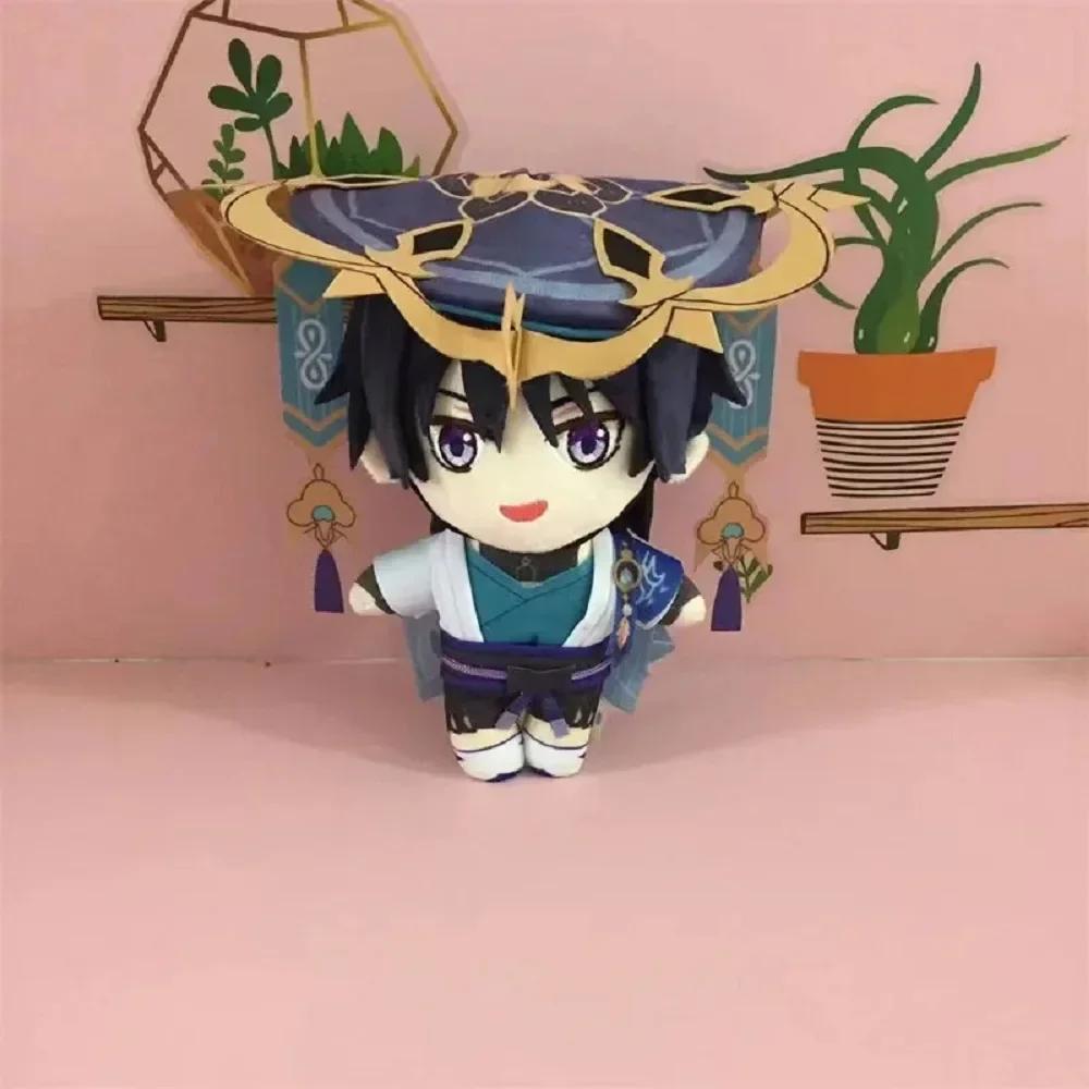 Citlali Plush Doll Genshin Impact Game Scaramouche Furina Wriothesley Neuvillette Baizhu Stuffed Toy Soft Figurine Birthday Gift