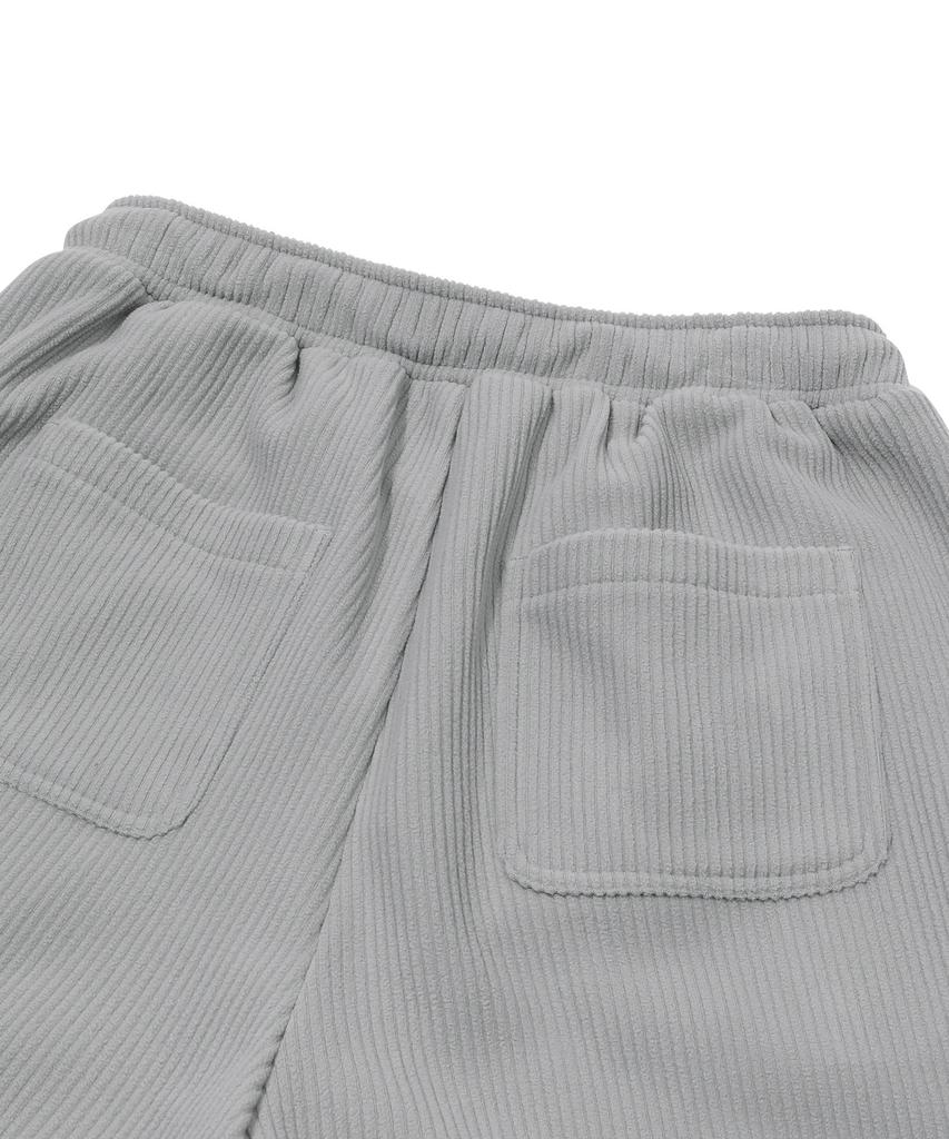 BEENTRILL Women'S Corduroy Fleece Sweatpants (Warm Grey)