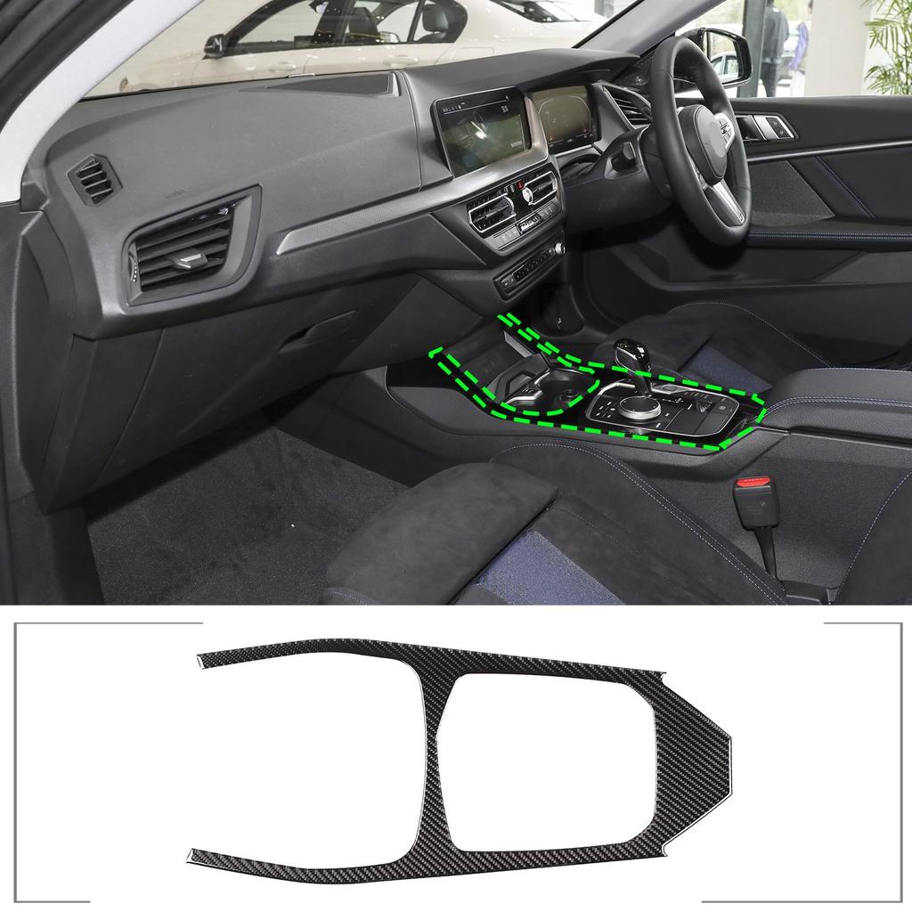 BMW 2 Series Model Gear Shift Gear Shift Frame Center Control Gear Panel Protective Interior Interior Car Drive Fiber (4-Door Version) 2020-Present