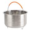 Stainless Steel Rice Cooker Steam Basket Stainless Steel Vegetable Steam Basket with Handle for